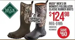 Cabela's MUCK MEN'S OR WOMEN'S FIELDBLAZER CLASSIC RUBBER BOOTS offer