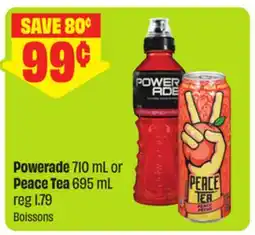 FreshCo Powerade 710 mL or Peace Tea 695 mL offer
