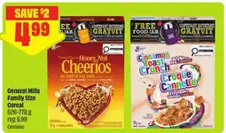 FreshCo General Mills Family Size Cereal offer