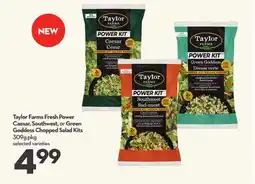 Longo's Fresh Power Caesar, Southwest, or Green Goddess Chopped Salad Kits offer