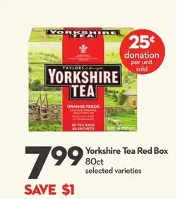 Longo's Yorkshire Tea Red Box offer