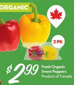 Longo's Fresh Organic Sweet Peppers offer