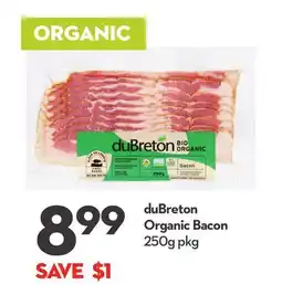 Longo's Organic Bacon offer