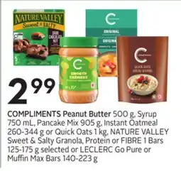 Sobeys COMPLIMENTS Peanut Butter offer