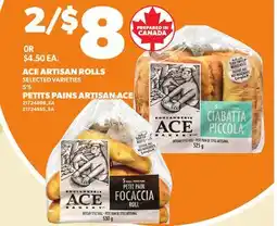 Independent Grocer ACE ARTISAN ROLLS, 5'S offer