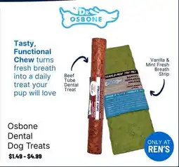Ren’s Pets Depot Osbone Dental Dog Treats offer