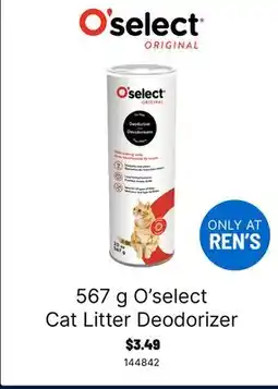 Ren’s Pets Depot O'select Cat Litter Deodorizer offer