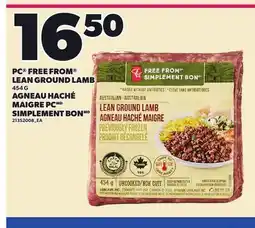 Independent Grocer PC FREE FROM LEAN GROUND LAMB offer