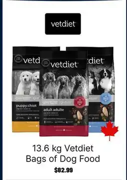 Ren’s Pets Depot Vetdiet Bags of Dog Food offer