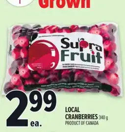 Metro LOCAL CRANBERRIES offer