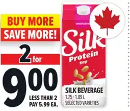 Metro SILK BEVERAGE offer