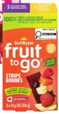 Metro SUNRYPE FRUIT TO GO BARS offer