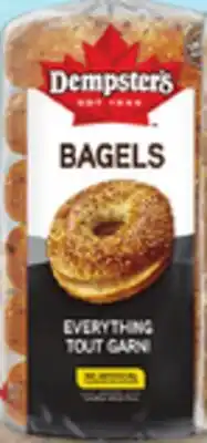 Metro VILLAGGIO ITALIAN STYLE BREADS, BUNS, DEMPSTER'S WHOLE GRAIN BREADS OR BAGELS offer