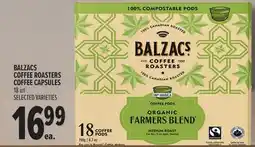 Metro BALZACS COFFEE ROASTERS COFFEE CAPSULES offer