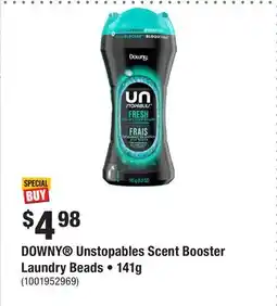 Home Depot DOWNY Unstopables Scent Booster Laundry Beads • offer