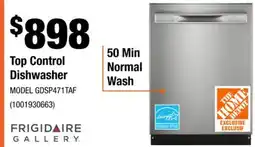 Home Depot Top Control Dishwasher offer