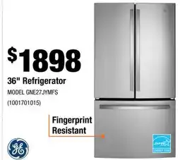 Home Depot 36 Refrigerator offer