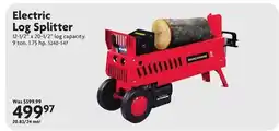 Home Hardware Electric Log Splitter offer
