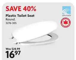 Home Hardware Plastic Toilet Seat offer