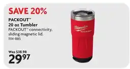 Home Hardware PACKOUT 20 oz Tumbler offer