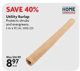 Home Hardware Utility Burlap offer