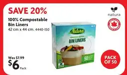 Home Hardware 100% Compostable Bin Liners offer