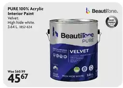 Home Hardware PURE 100% Acrylic Interior Paint offer