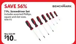 Home Hardware 7 Pc. Screwdriver Set offer