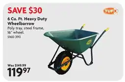 Home Hardware 6 Cu. Ft. Heavy Duty Wheelbarrow offer