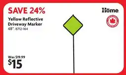 Home Hardware Yellow Reflective Driveway Marker offer