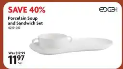 Home Hardware Porcelain Soup and Sandwich Set offer