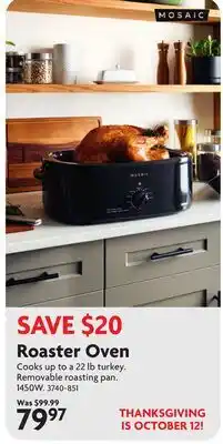 Home Hardware Roaster Oven offer