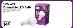 Home Hardware 16W A21 Dimmable LED Bulb offer