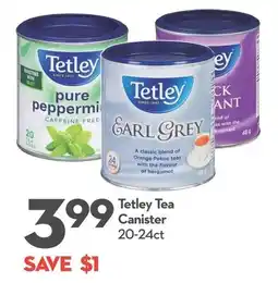 Garden Foods Tetley Tea Canister offer