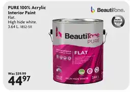 Home Hardware PURE 100% Acrylic Interior Paint offer