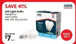 Home Hardware LED Light Bulbs offer
