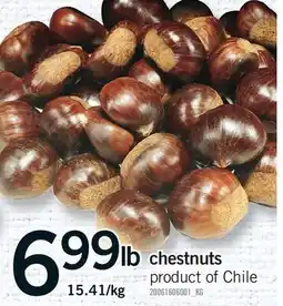 Fortinos CHESTNUTS offer