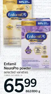 Fortinos ENFAMIL NEUROPRO POWDER, 862/890 G offer