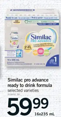 Fortinos SIMILAC PRO ADVANCE READY TO DRINK FORMULA offer