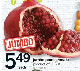 Fortinos JUMBO POMEGRANATE offer