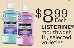 Fortinos LISTERINE MOUTHWASH offer