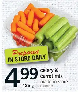 Fortinos CELERY & CARROT MIX offer
