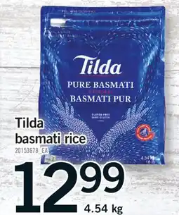 Fortinos TILDA BASMATI RICE offer