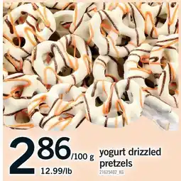 Fortinos YOGURT DRIZZLED PRETZELS offer