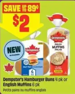 Chalo FreshCo Dempster's Hamburger Buns or English Muffins offer