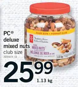 Fortinos PC DELUXE MIXED NUTS offer