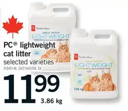 Fortinos PC LIGHTWEIGHT CAT LITTER offer