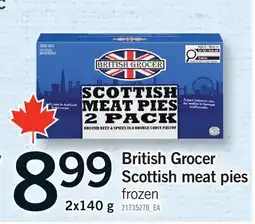 Fortinos BRITISH GROCER SCOTTISH MEAT PIES offer