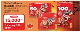 Fortinos NESTLÉ HALLOWEEN CHOCOLATE, 237/485/977 g offer