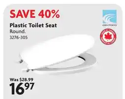 Home Hardware Plastic Toilet Seat offer